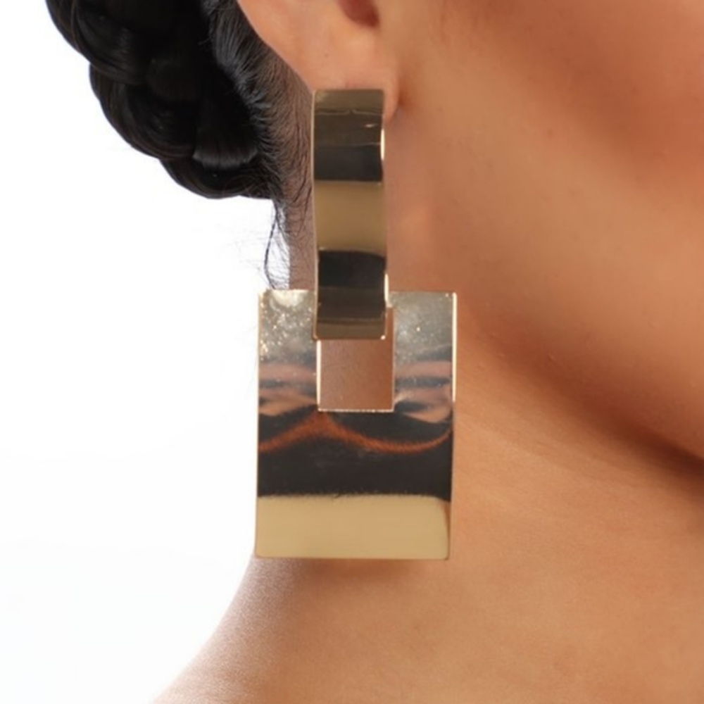 Dangle Square Earrings